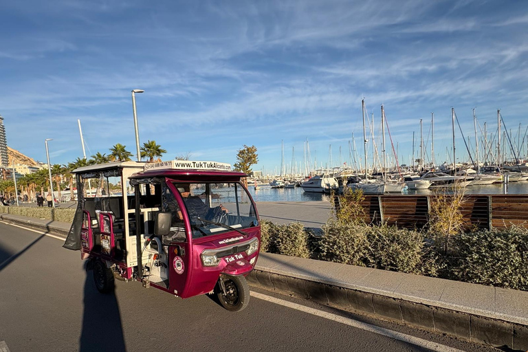 Discover Alicante by Tuk Tuk: an experience for everyone Discover Alicante and Parque El Palmeral by Tuk Tuk in 90 minutes