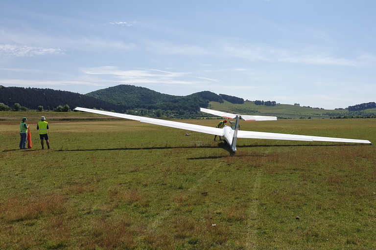 Brasov: Experiencia de vuelo en planeador en el aeródromo de Sanpetru