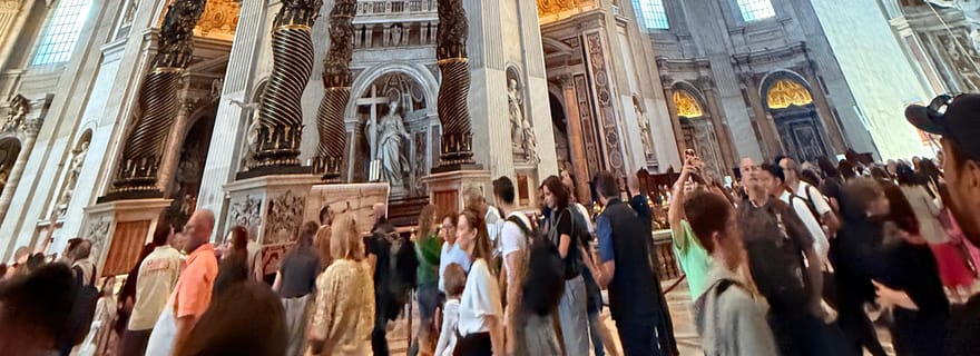 Vatican : visite de la basilique Saint-Pierre, des souterrains et du dôme