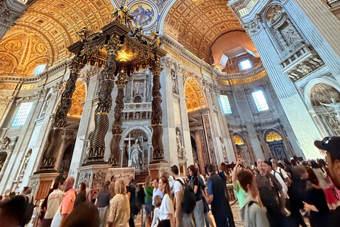 Watykan: Bazylika św. Piotra, podziemia i wejście na kopułęWatykan: Bazylika św. Piotra, podziemia bez końca