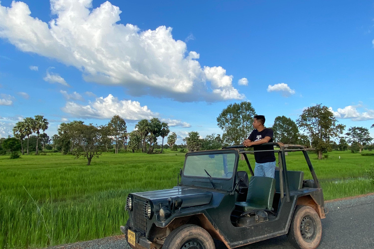 Flytande by och autentisk landsbygdstur med jeep