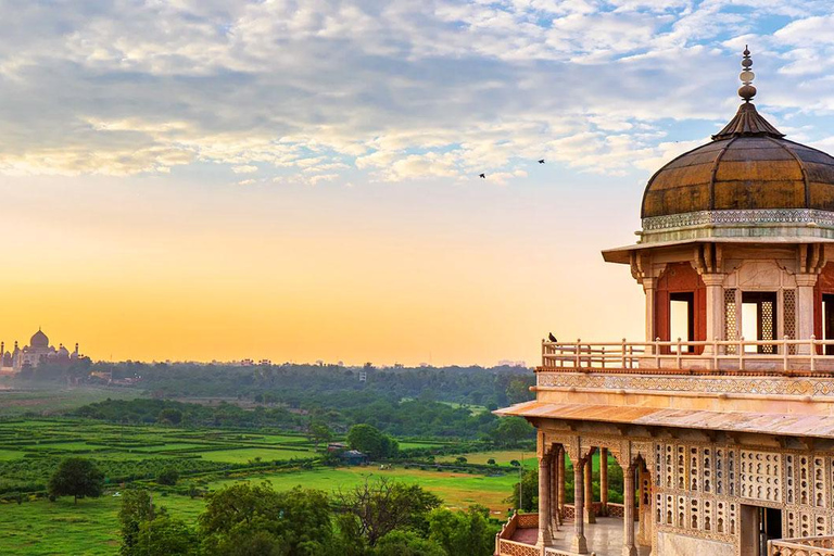 De Délhi: Passeio de trem expresso pelo Taj Mahal e Agra