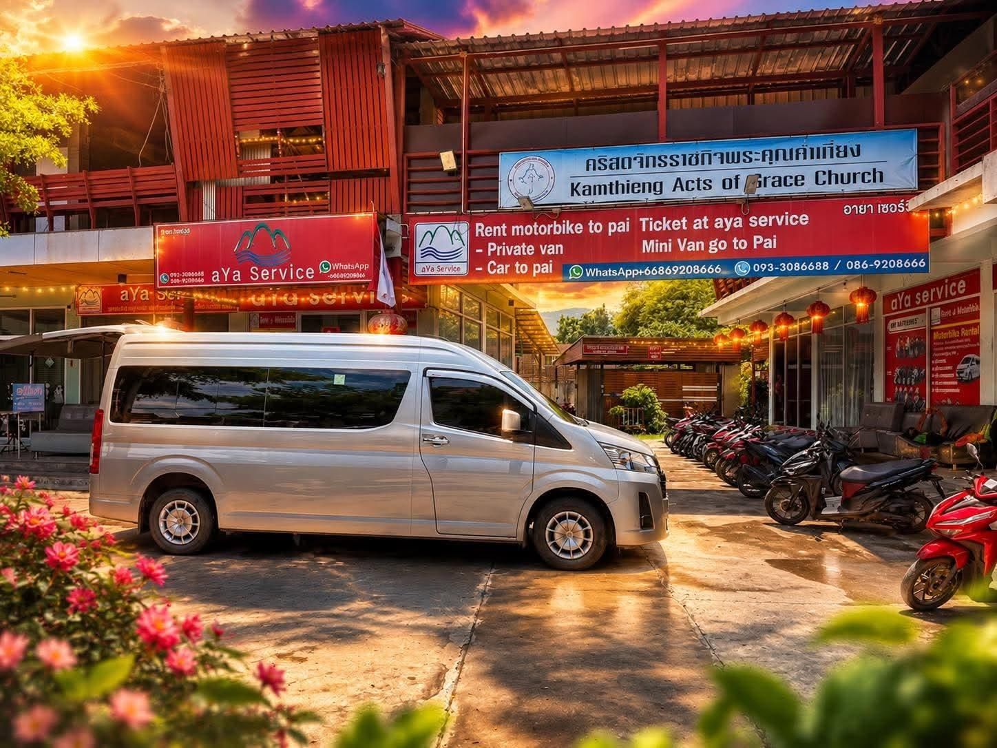Chiang Mai: Tagestour nach Pai mit Transfer-Ticket, Ende in Pai.