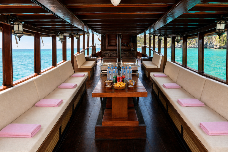 Krabi: Premium Cruise with Dinner & Plankton Swim Meet at Bamboo Beach Club in Ao Nang