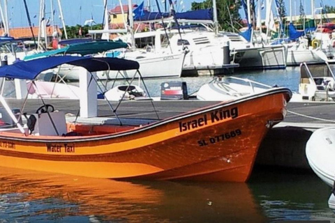 St. Lucia: Private Bootstour nach SoufriereHalbtags 25&#039; Schnellboot &quot;Israel King&quot;