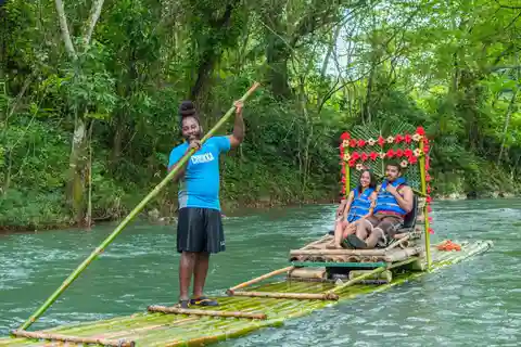 Martha Brae River Rafting and Shopping from Montego Bay
