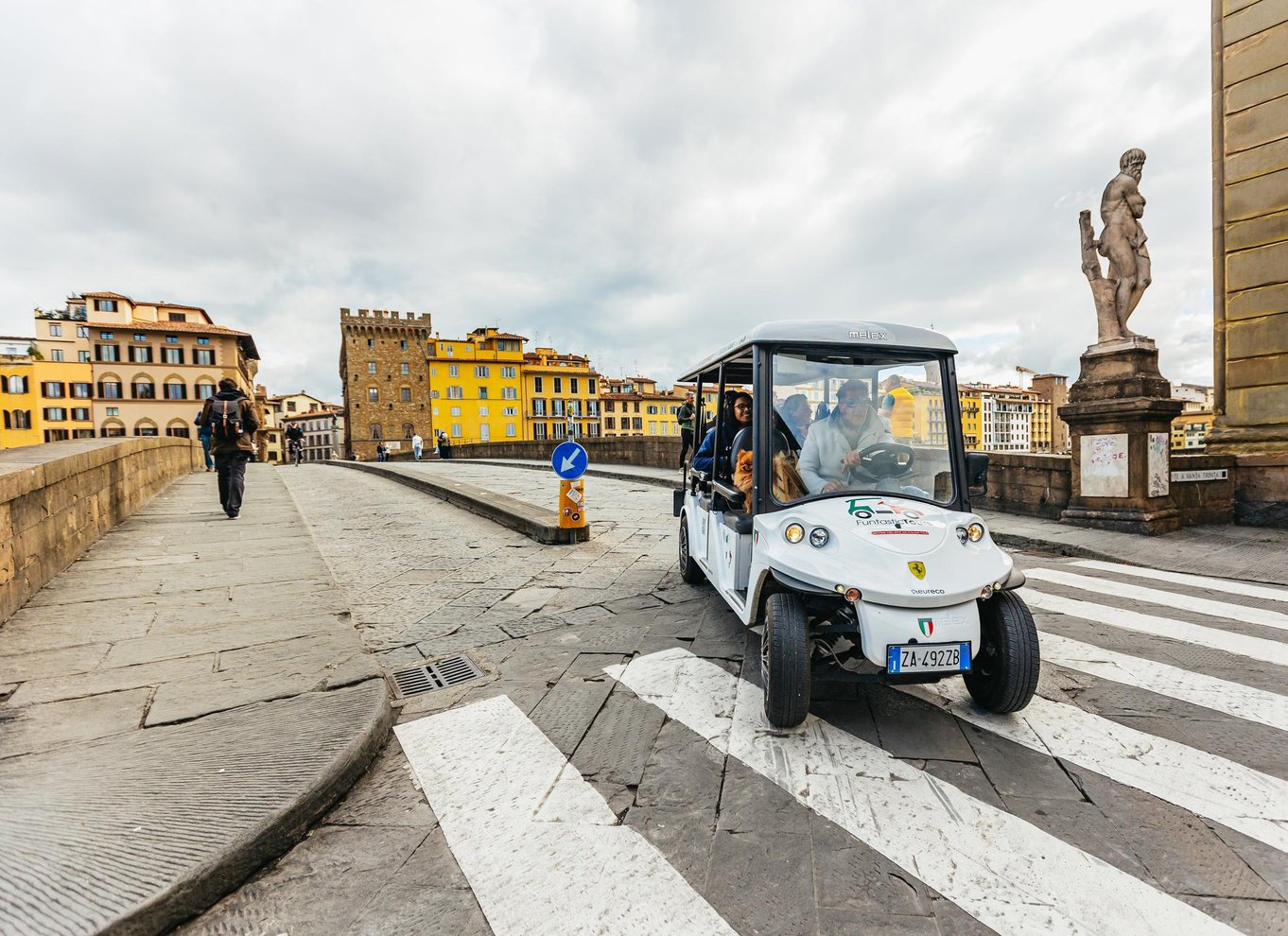 Firenze: Udflugt med golfvogn i den gamle bydel