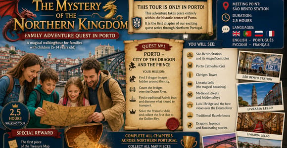 Porto: Family Adventure Quest Tour -The Mystery of the North