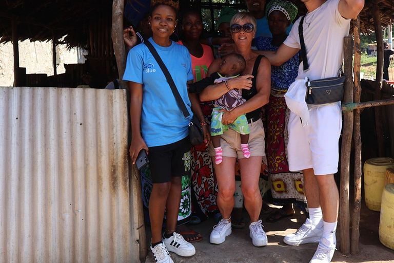 Diani : visite à pied du marché et de la cuisine de rue