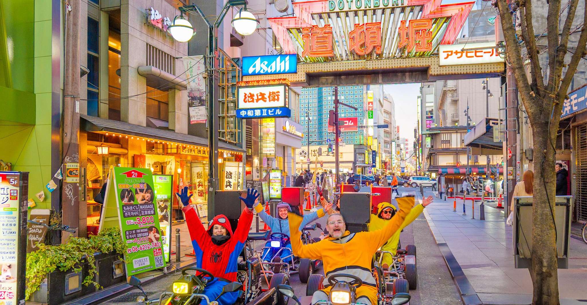 Osaka: Guided Go Karting Tour in a Funny Costume