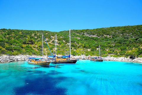 Bodrum: Orak Island Boat Tour with Lunch and Swim Stops