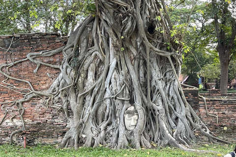 Bangkok: Ayutthaya Temples Day Trip with Sunset Cruise