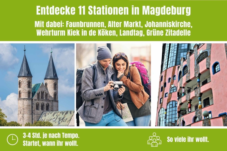 Magdeburg: Schnitzeljagd Selbstgeführte Tour