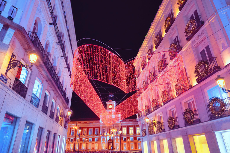 Madrid: Offene Doppeldecker-Weihnachtsbus-Tour mit GuideMadrid: Offene Doppeldecker-Weihnachtsbustour mit Guide