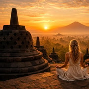 VIP Borobudur Sunrise Inside and Prambanan Sunset in one day VIP Borobudur Sunrise Inside and Prambanan Sunset in one day