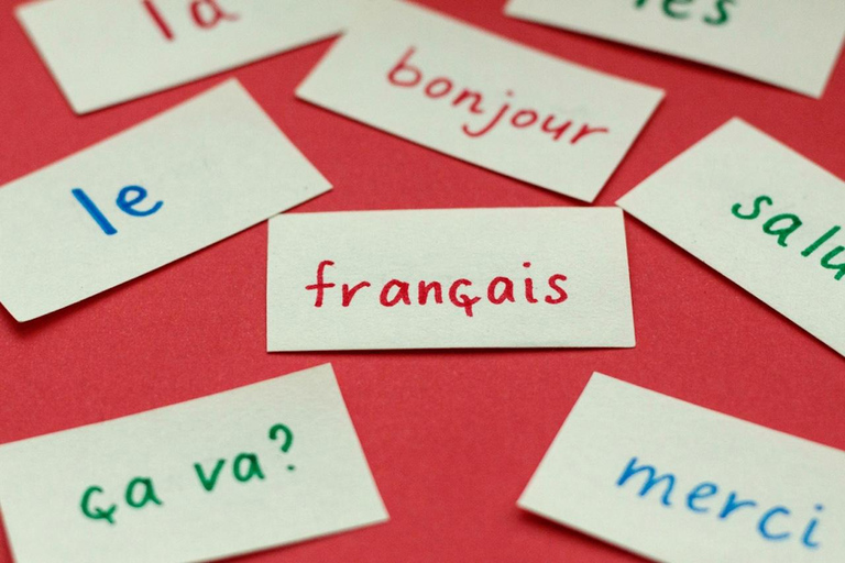 Nice: French Language Lesson at a Café