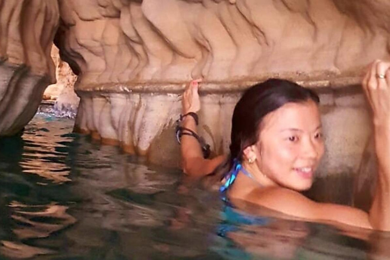 Shared Wadi Shab Trek, Swim, Cave, Beach & Sinkhole Tour