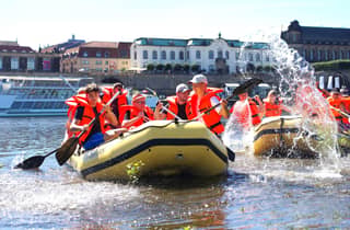 Dresden: Bootstour - Im Schlauchboot von Heidenau nach Dresden - Altstadt