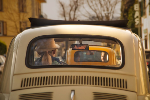 Florenz: Weinprobe & Lunch mit klassischem Fiat 500