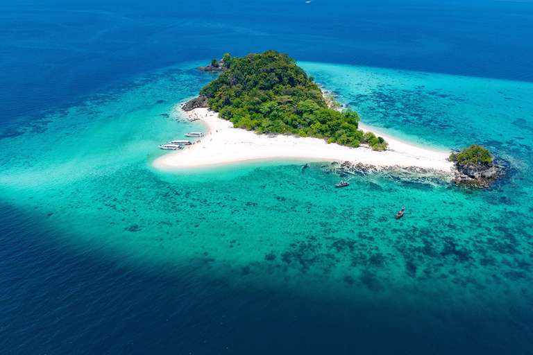 Phuket/Khao Lak: Premium Powercat to Phi Phi & Khai Islands Hotel pickup from Phuket