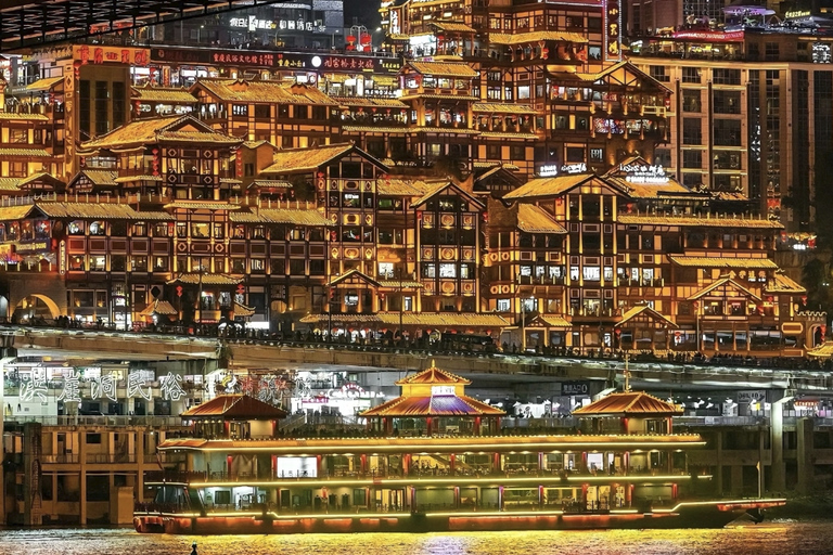 Zhangjiajie to Chongqing by bullet train city highlight tour