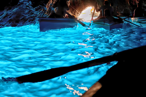 Capri Boat Tour with Blue Grotto and Original Tarantella Full Day - Shared - Departure From Amalfi