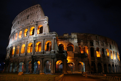 COLOSSEUM UNDERGROUND AND ARENA FLOOR BY NIGHT