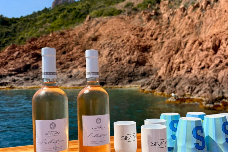 Saint Raphaël: "Secret Beaches" Cruise Tour - Chill & Paddle Saint-Raphaël: “Secret Beaches” Boat Tour – Chill & Paddle