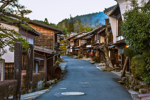 De Nagoya: Enakyo, Magome-juku e Tsumago-juku 1D excursão de ônibusInglês (8:20 Meetup)