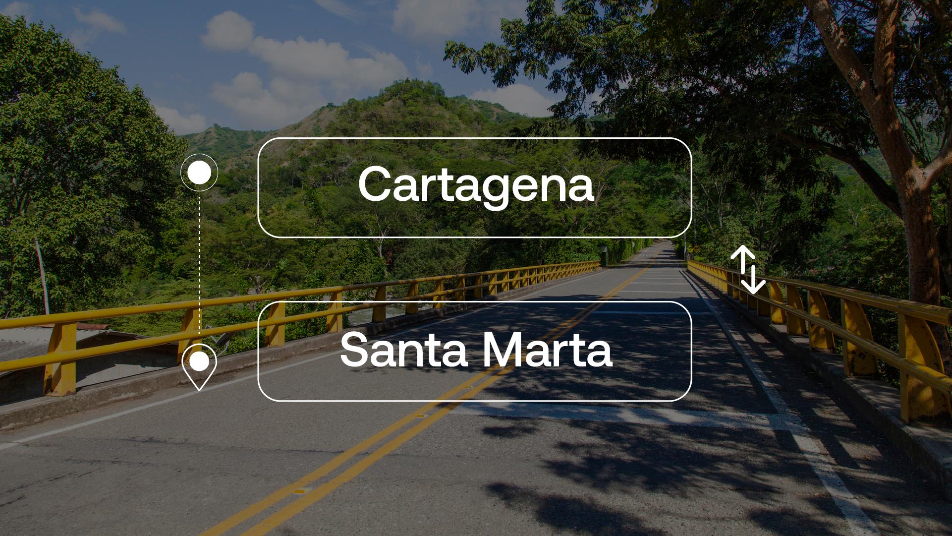 Cartagena nach oder von Santa Marta Privater Transfer