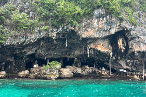 Aonang: Phi Phi Island 1-dniowa wycieczka łodzią motorową z lunchem