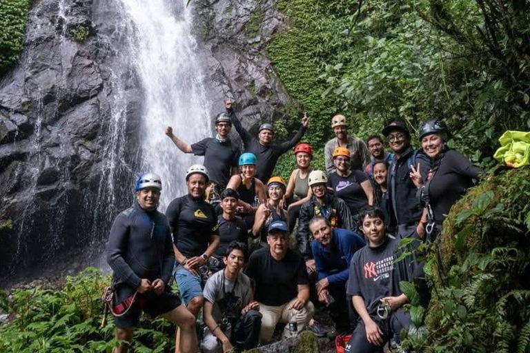 Canyoning in northwestern Quito