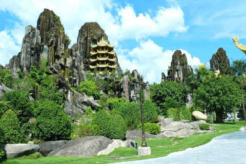 Auto privata per mio figlio e Marble Mountain da Da Nang