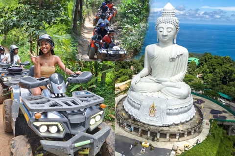 Phuket : Gran Excursión en Atv con Visita al Gran Bhudha de PhuketGran excursión en quad 1 h con visita al Gran Bhudha de Phuket