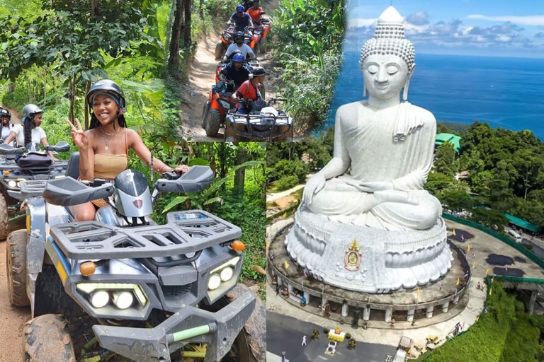 Phuket : Grand tour en Atv avec visite de Phuket Big BhudhaGrand tour en VTT 1 heure avec visite de Phuket Big Bhudha