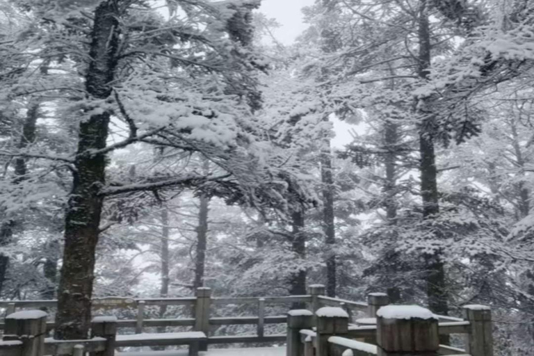 Sichuan: Xiling Snow Mountain & Hot Springs Entry Ticket Free Admission + Round‑trip for Yuanyang Pool + Hot Spring