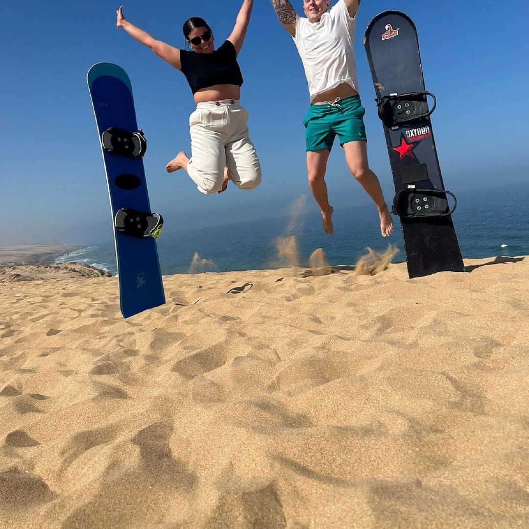 Randonnée en quad et surf des sables dans le désert