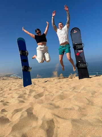 Quad Biking and Sandboarding Experience in Desert