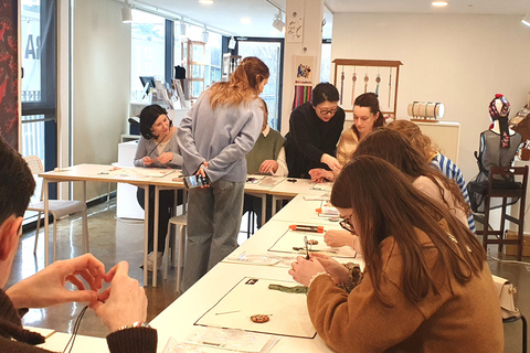 Seoul: Korean Knot Art Workshop with Souvenir Knot Art Workshop - Knot Wind Chime