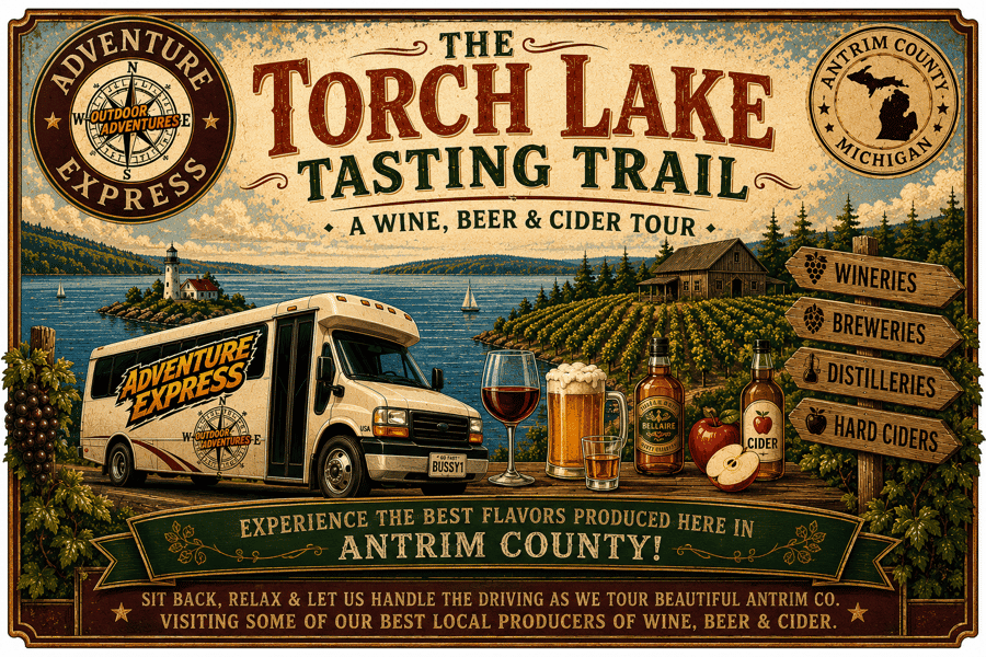 Bellaire: Wein-, Bier- und Spirituosen-Tour in Torch Lake. Foto: GetYourGuide