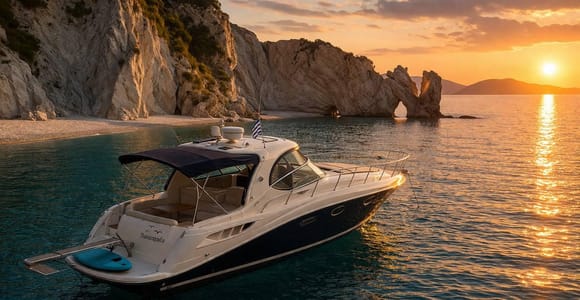Skiathos: Tsougria Island Sunset Cruise with Drinks