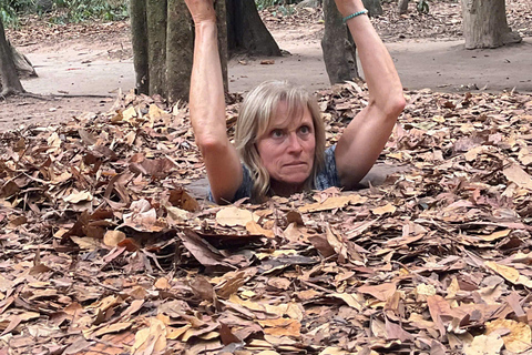 HCMC: Cu Chi Tunnels, Black Virgin Mountain & Cao Dai Temple Cu Chi Tunnels: Half Day Tour by Premium Van max 11