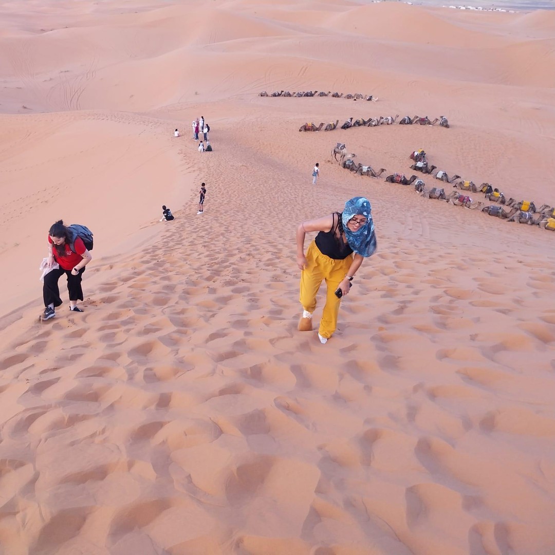 Merzouga : une nuit dans le Sahara avec balade en chameau et dîner