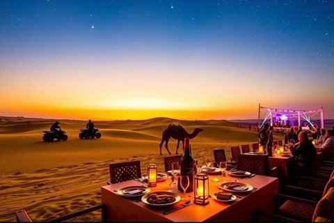 Marrakech: Agafay Desert Quad & Camel Rides With Dinner Show