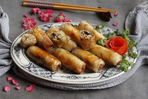 Hoi An: Kookles met traditionele Vietnamese maaltijdenKookles met traditionele Vietnamese maaltijden met lunch