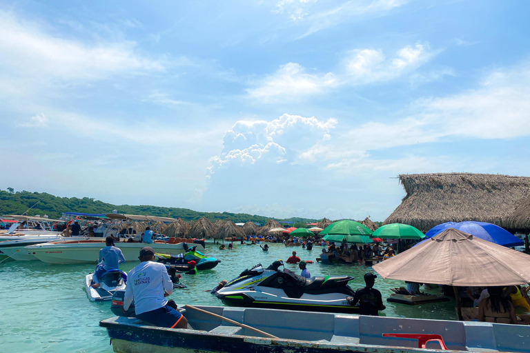 Circuit des 5 îles, plongée en apnée, déjeuner et musique Carthagène(Copie de) Tour des 5 îles avec masque et tuba, collation, déjeuner et musique