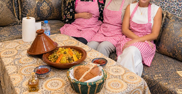 Marrakech: almuerzo con una familia y taller de henna opcional