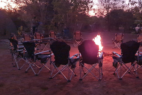 Chobe Overnight Trip (nocna przejażdżka, spacer po wiosce, kemping)