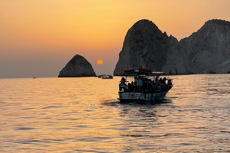 Zakynthos: Glass-Bottom Sunset Cruise with Wine Private Glass-Bottom Sunset Cruise with Wine