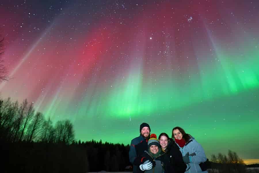 Rovaniemi: 100 % Geld-zurück-Garantie bei der Jagd nach den Nordlichtern. Foto: GetYourGuide